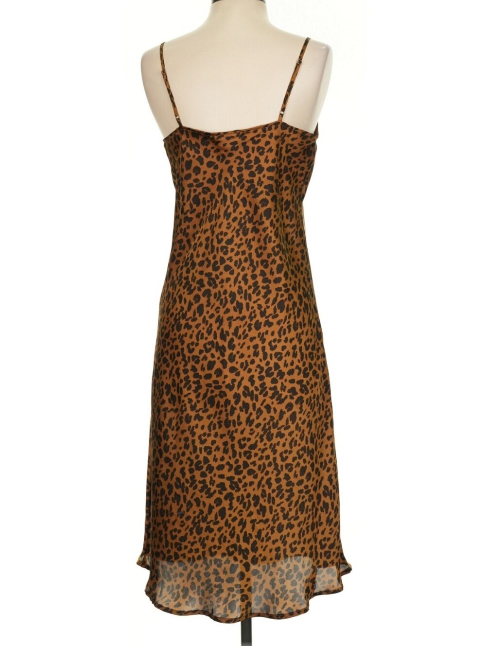 Leopard Print Slip Dress Size Small - Picture 2 of 5